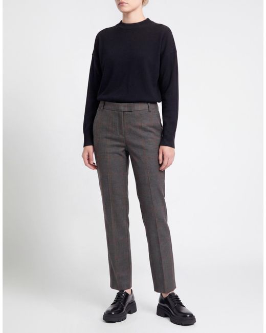 Marella Gray Pants Virgin Wool