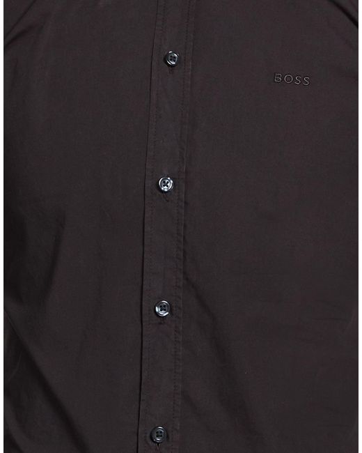 Boss Blue Shirt Cotton for men