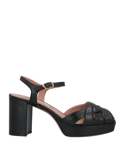 L'Autre Chose Black Sandals Leather