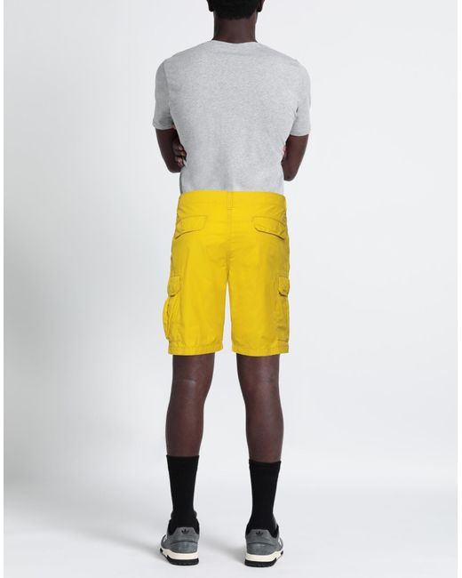 Napapijri Yellow Shorts & Bermuda Shorts for men