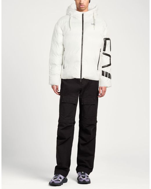 EA7 White Puffers for men