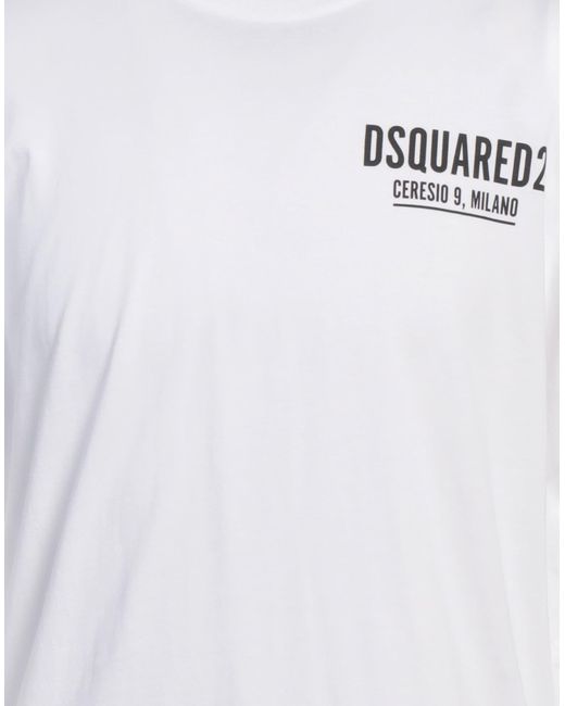 DSquared² White T-shirt for men
