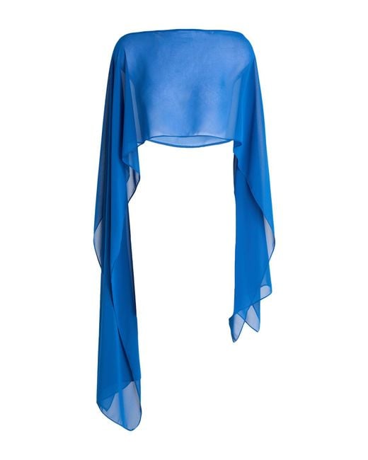RUE DU BAC Blue Shrug Polyester