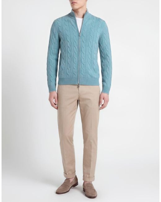 Gran Sasso Blue Sky Cardigan Cashmere for men