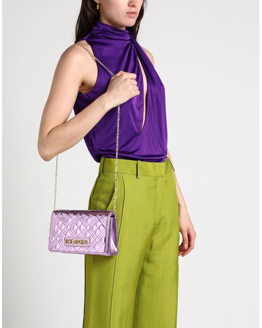 Love Moschino Purple Cross-body Bag