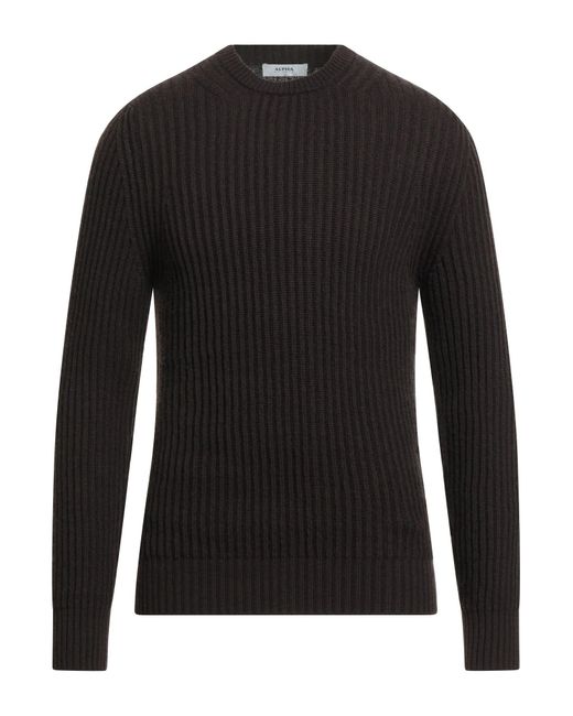 Alpha Studio Black Sweater Wool, Viscose, Polyamide, Textile Fibers for men