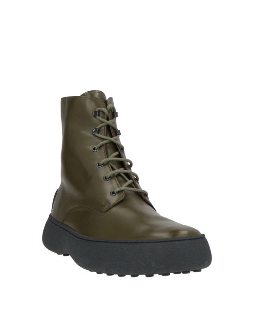 Tod's Green Ankle Boots for men