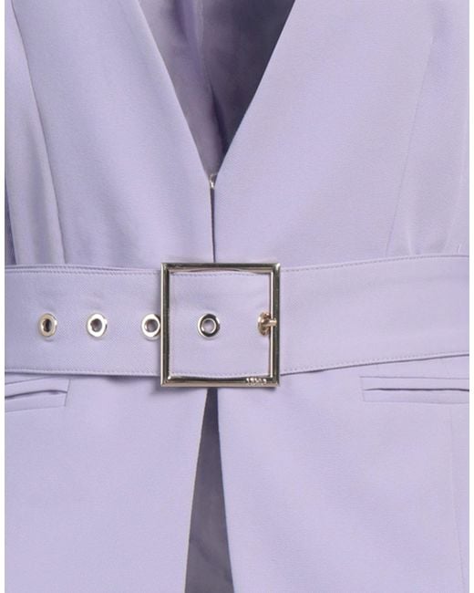 Liu Jo Purple Lilac Jacket Polyester, Elastane