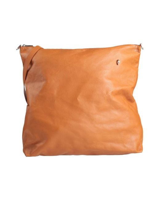 Rick Owens Brown Cross-Body Bag Calfskin for men
