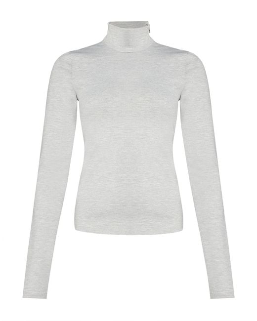 Patrizia Pepe White Light Top Polyester, Polyamide, Viscose, Elastane