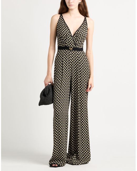 Elisabetta Franchi Black Jumpsuit Viscose