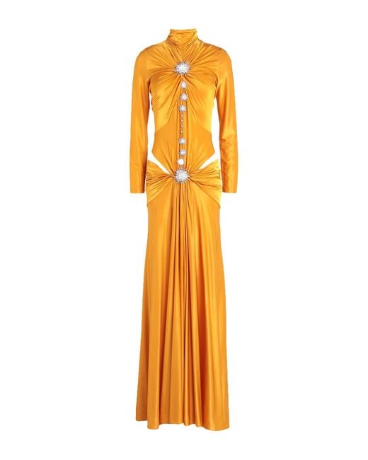 ワンピース RABANNE VISCOSE BLEND FOIL DRESS Rabanne Maxi Dress Viscose, Elastane in Metallic | Lyst