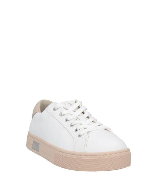 ARMANI EXCHANGE White Trainers