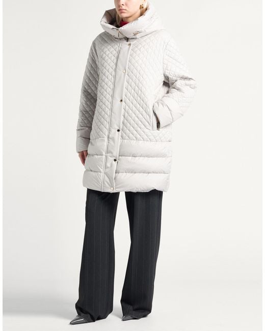 Moorer White Light Puffer Polyester, Polyamide