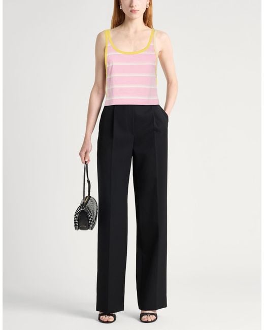MSGM Pink Tank Top Cotton