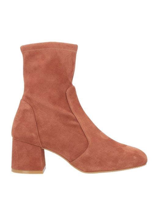 Stuart Weitzman Brown Ankle Boots