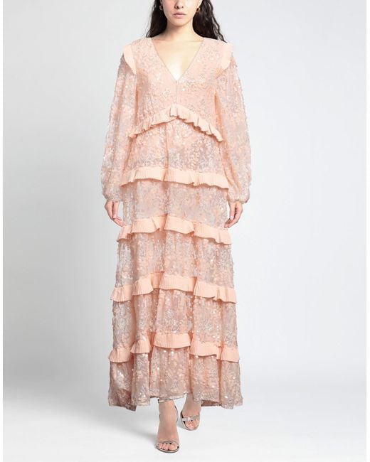 Maje Pink Maxi-Kleid