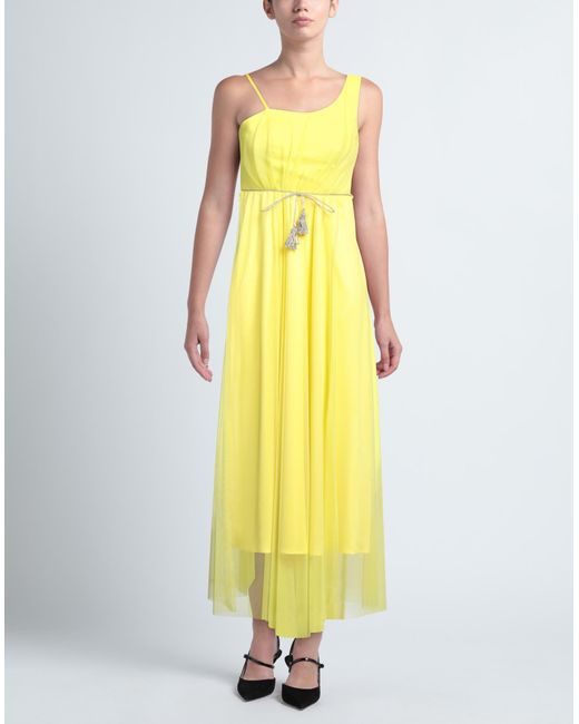 Rinascimento Yellow Maxi Dress