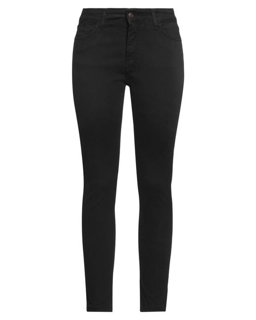 B.yu Black Pants Cotton, Elastane