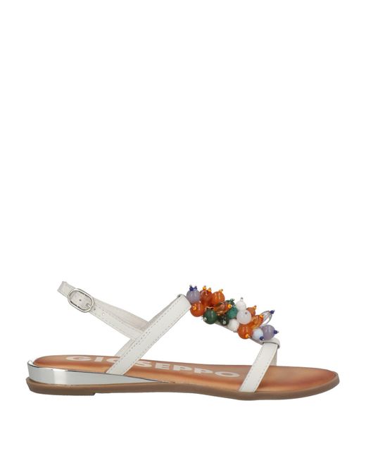 Gioseppo White Sandals