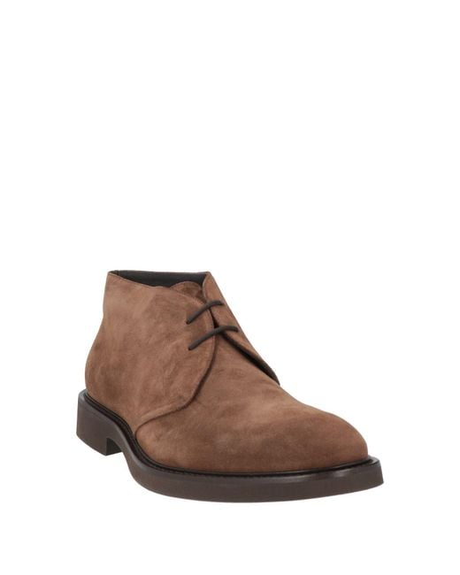 Doucal's Brown Ankle Boots for men