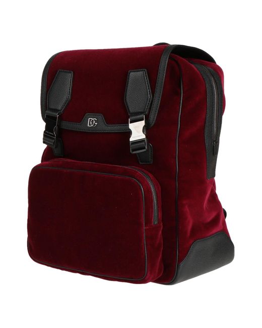 Dolce & Gabbana Red Backpack for men