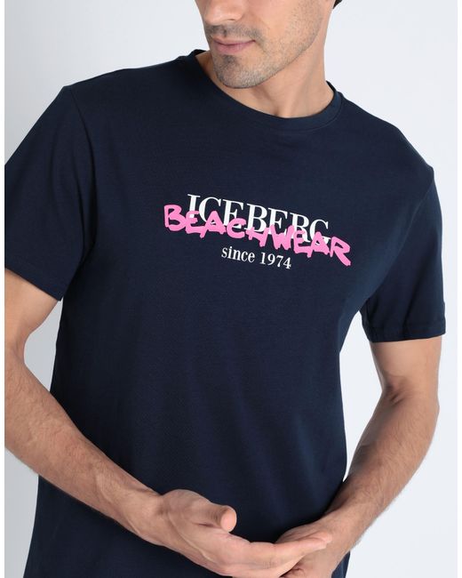 Iceberg Blue T-shirt for men