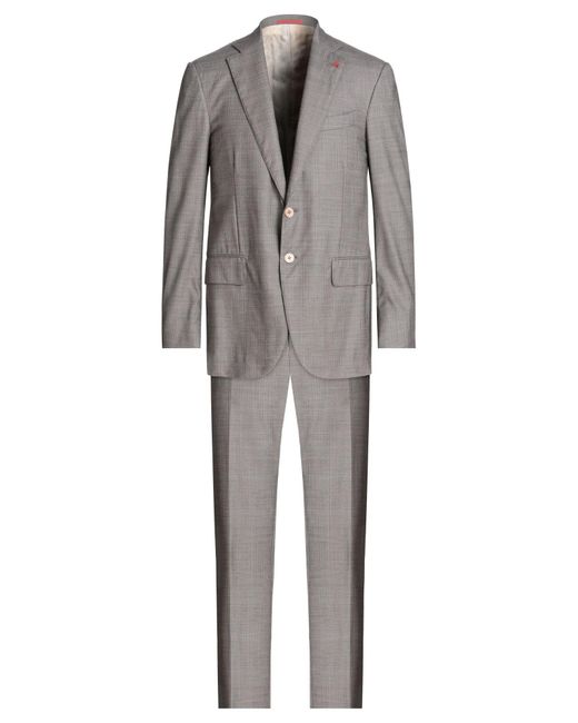 Isaia Gray Suit for men