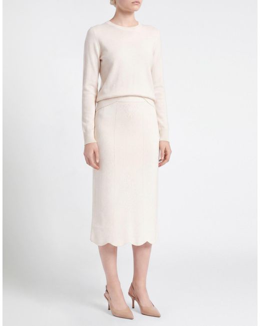 Twinset White Midi Skirts