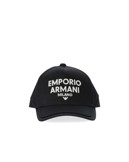 Sombrero Emporio Armani de hombre de color Black