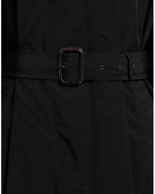 Aspesi Black Overcoat & Trench Coat