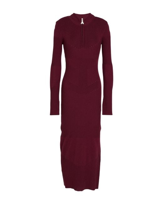 Patrizia Pepe Purple Midi Dress