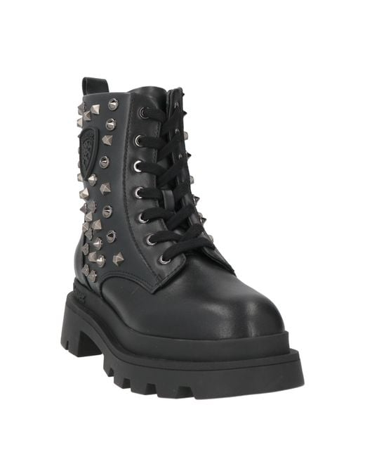 Blauer Black Stiefelette