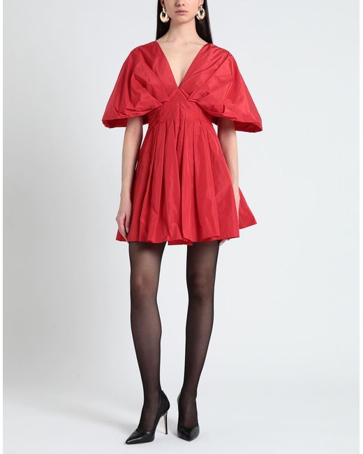 Rochas Red Mini Dress