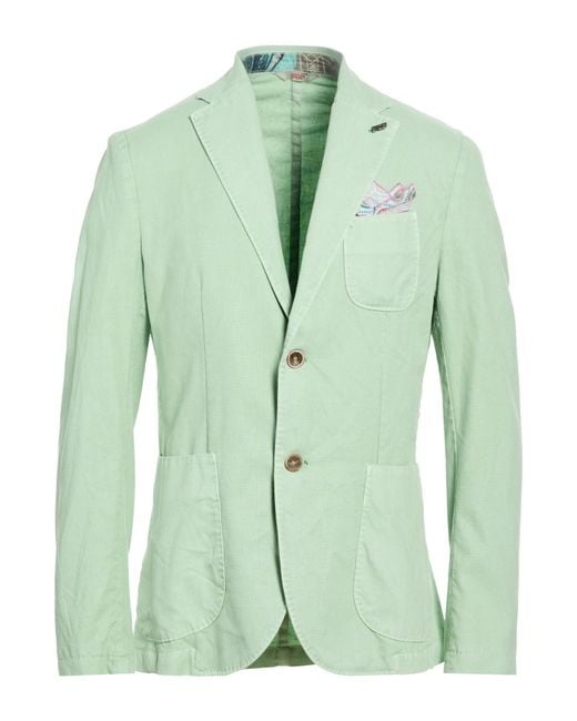 Bob Green Light Blazer Cotton, Linen, Polyester for men