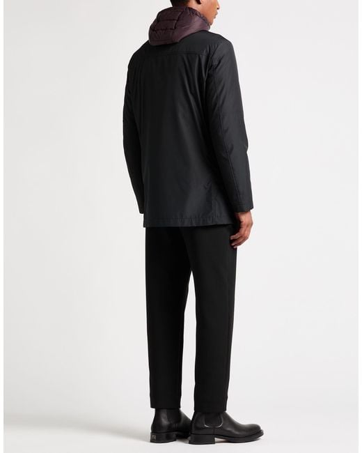 Canali Black Coat for men