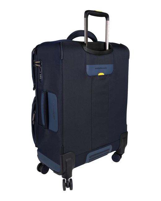 Mandarina Duck Wheeled luggage in Blue | Lyst