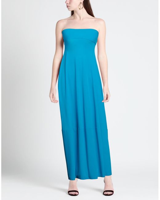 Nina Ricci Blue Maxi Dress