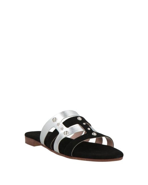 Divine Follie White Sandals Leather
