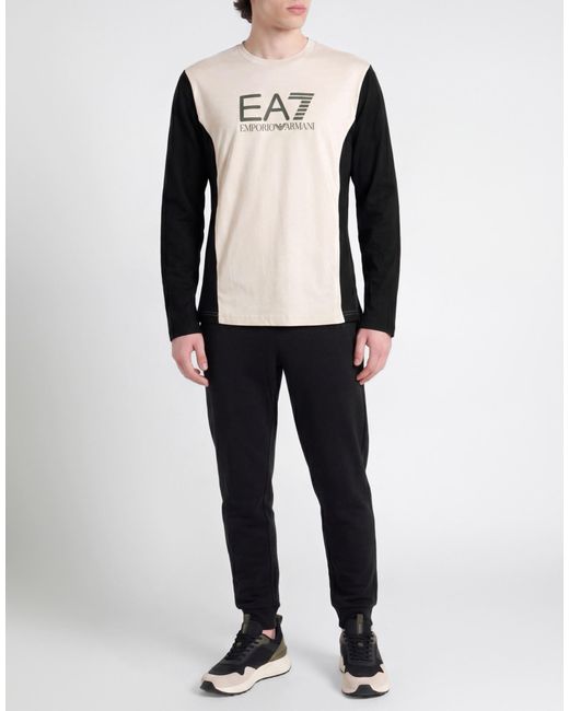 EA7 Black T-Shirts for men
