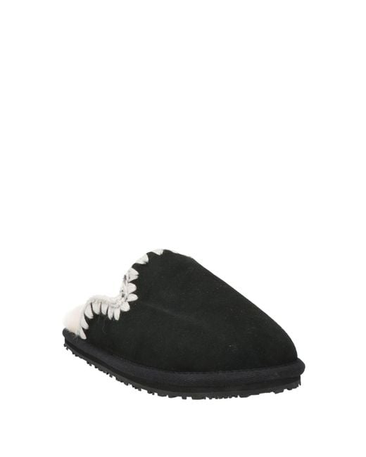 Mou Black Mules & Clogs