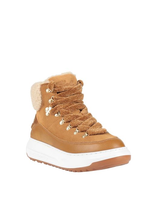 Karl Lagerfeld Natural Ankle Boots