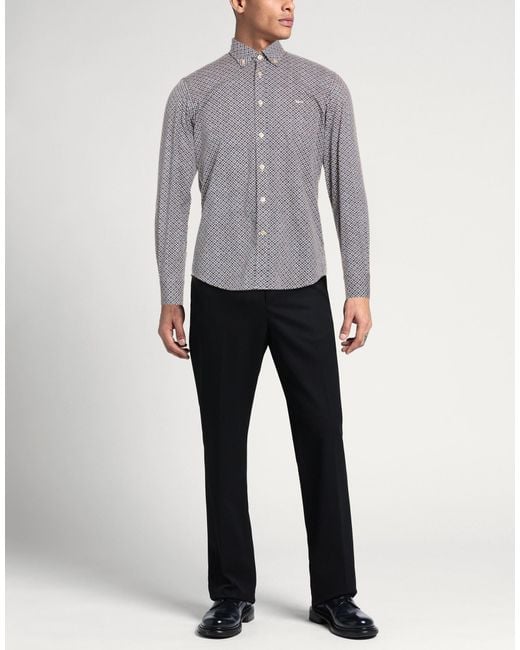 Harmont & Blaine Gray Shirt Cotton for men