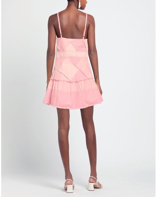 LoveShackFancy Pink Mini-Kleid
