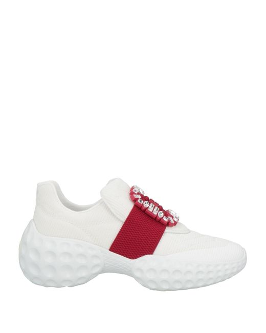 Roger Vivier Pink Sneakers Textile Fibers
