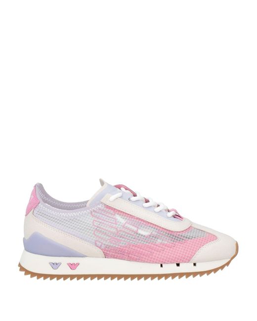 EA7 Pink Trainers for men