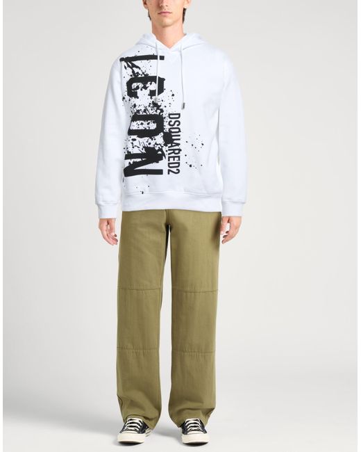 DSquared² White Sweatshirt for men