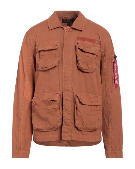 Alpha Industries Brown Jackets for men