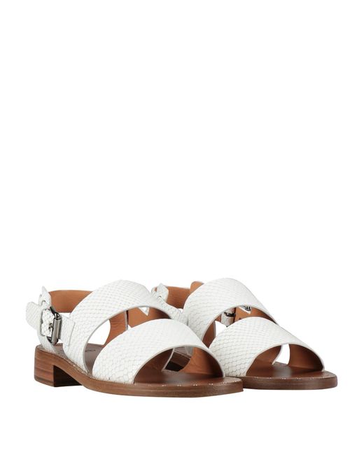 Church's White Sandals Leather