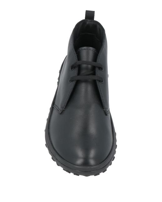Car Shoe Black Ankle Boots for men